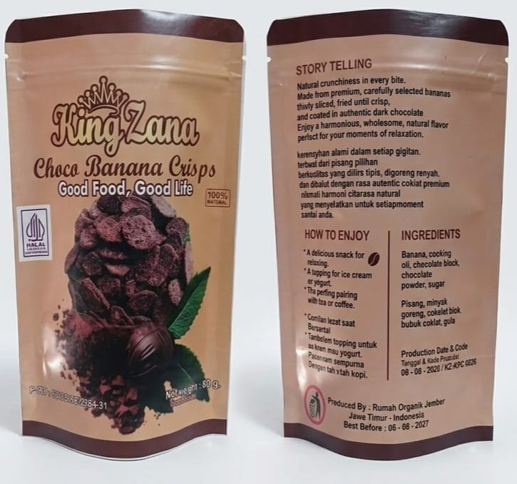 Choco Banana Crisps